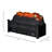 Parvati 23.03'' W Black Electric Stove
