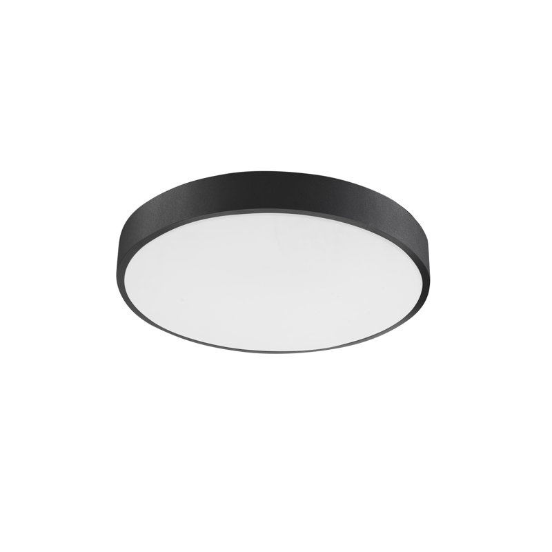 Acrylic LED Flush Mount, Black