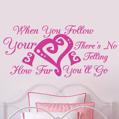 Text & Numbers Non-Wall Damaging Wall Decal