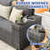 Ensemble de conversation modulaire en rotin pour 5 personnes avec coussins