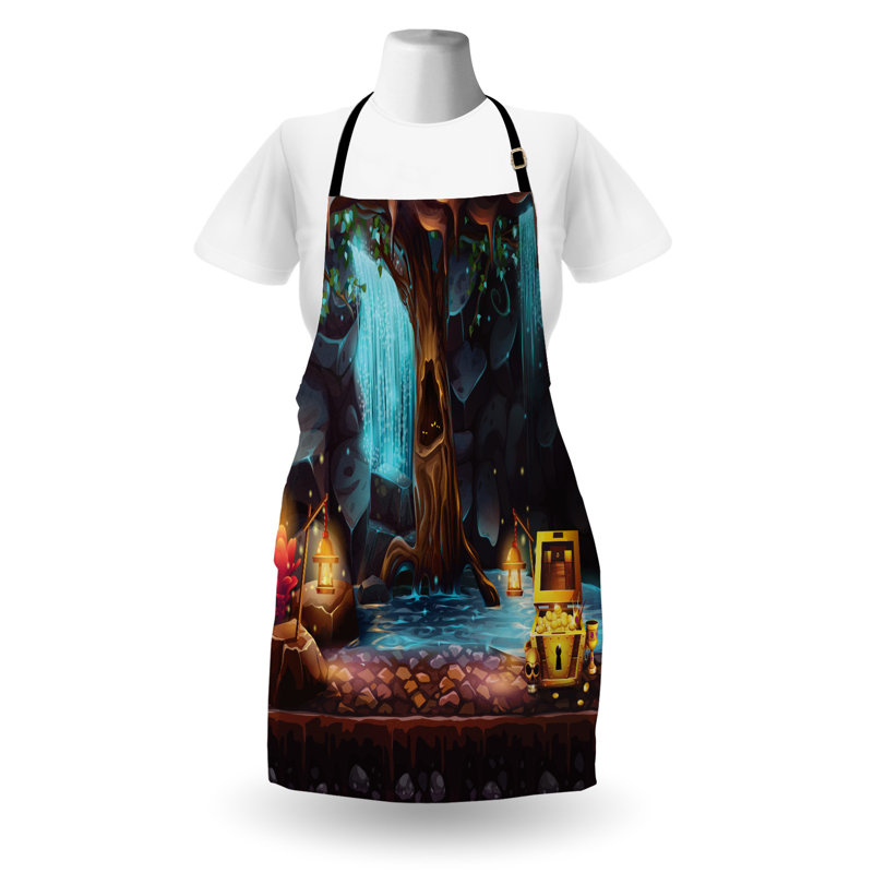 No Pattern Bib Apron