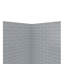 Streamline DSH-1360-139 L 38 po x l 38 po x H 76 po. Encadrement de douche 2 pièces à finition carrelée blanche-139175101-139175102