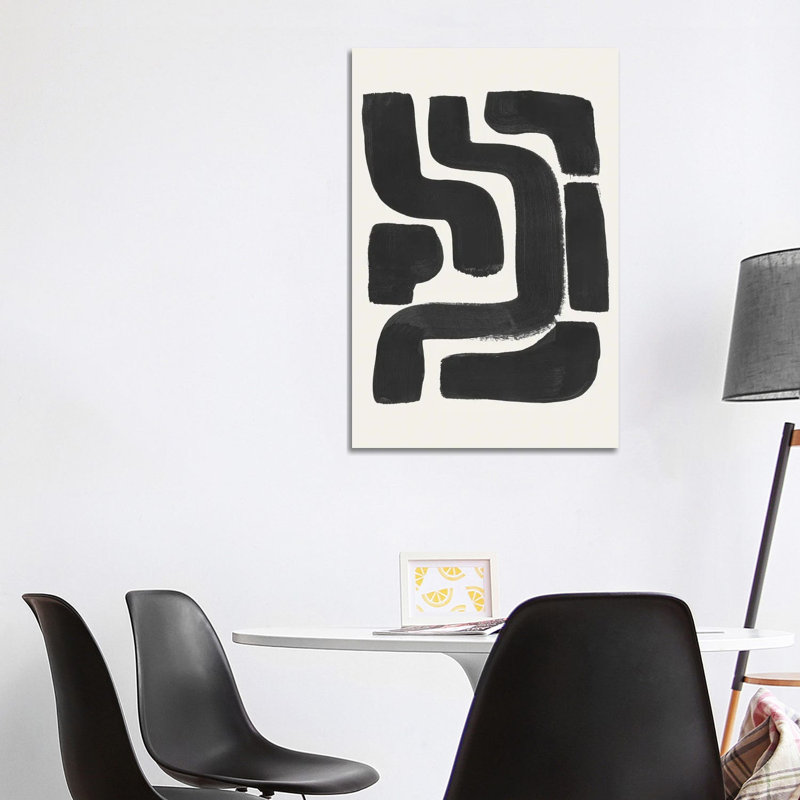 Ink Maze by EnShape - Wrapped Canvas Gallery-Wrapped Canvas Giclée, 101.6 cm H x 66.04 cm W x 3.175 cm D