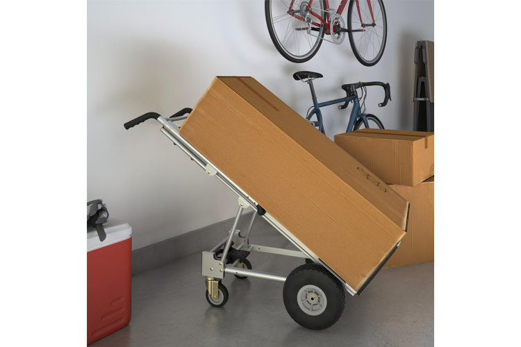 moving dolly with boxes