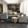 Très grand canapé modulaire modulaire d'angle en forme de U
