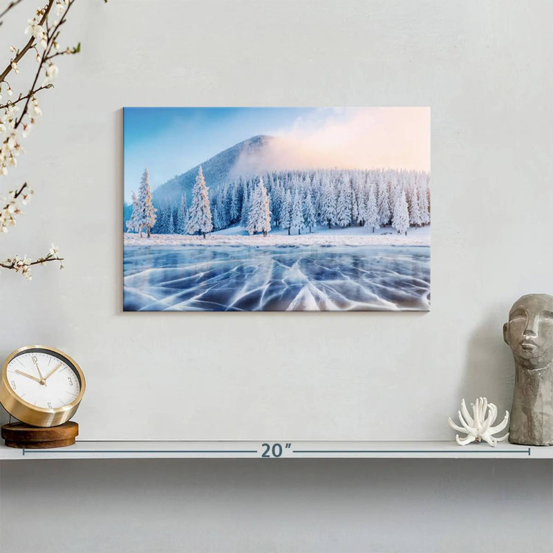 Alvord Carpathian Winter Lake, 8" H x 12" W