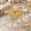 Table basse ronde 2 en 1 avec hauteur réglable, 16,5 po pour table basse, 29,5 po pour table basse, bois massif, 34,5 po