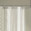 Rideau de douche en coton avec chenille-452265354