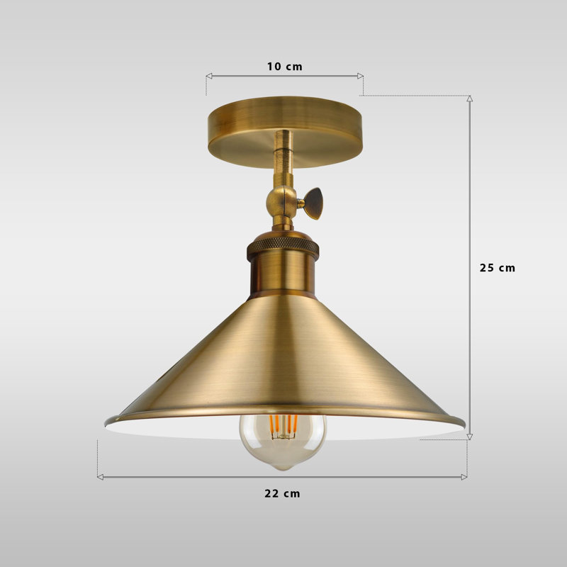 Altonya Semi Flush Mount, No