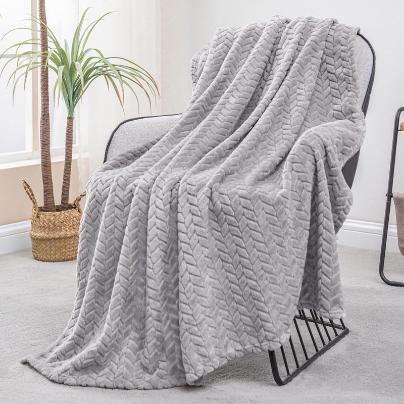 Machine Tufted Throw Blanket