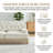Soft Velvet Chesterfield Sofa with Button Tufting & Tassel Skirt – Beige Modular Sectional for Living Room-660594244