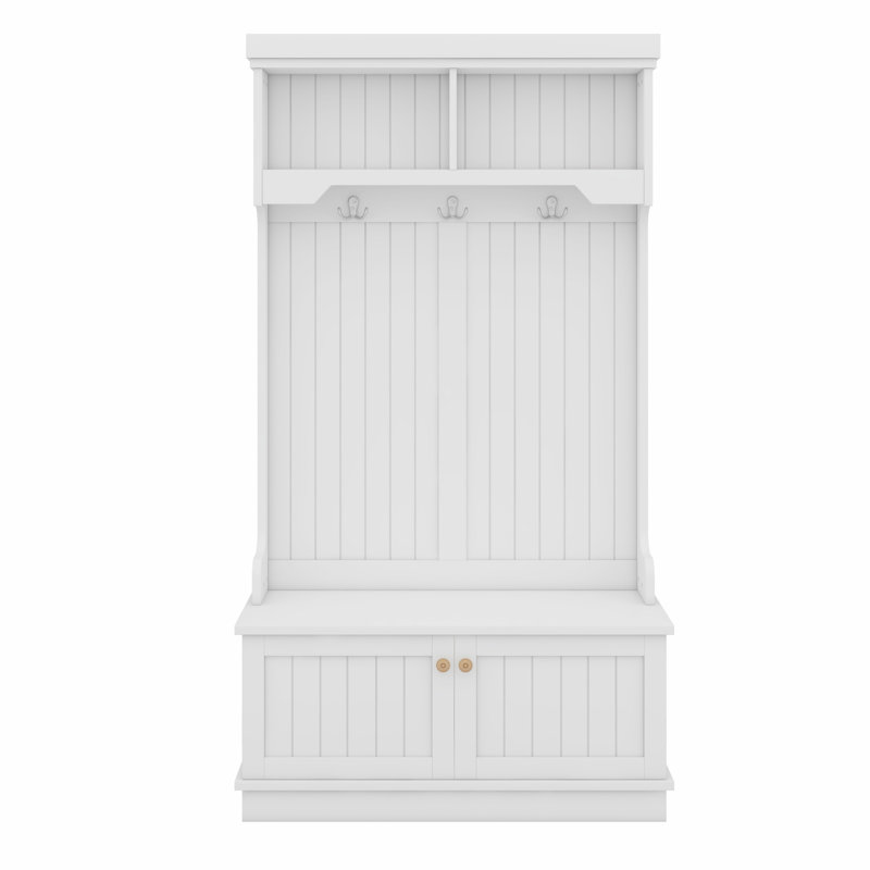 Coat Racks With Hooks, White