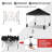10 Ft. W x 10 Ft. D Metal Pop Up Canopy Tent with One Push Setup-100704055