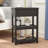 24'' Tall End Table, Narrow Side Table with Drawer and Shelves for Small Space-788587464