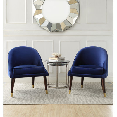 Velvet Barrel Chair