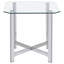 Chrome 2-piece Coffee Table Set-545702958