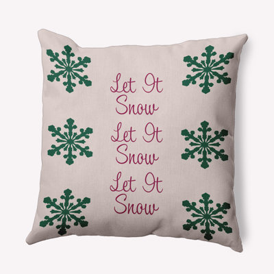 E By Design Polyester Throw Pillow In Pink