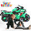 Moto électrique 12V pour enfants, moto pour enfants pendant 3 à 6 ans avec roue lumineuse et musique Bluetooth-106837965