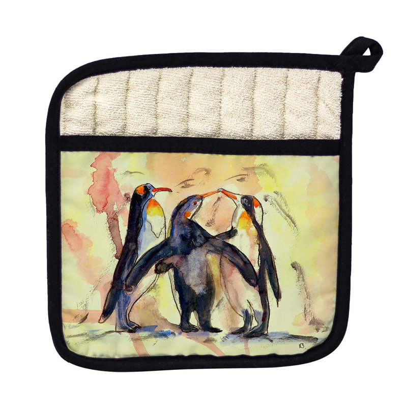 Cuisinier poignée penguins intérieure betsy drake