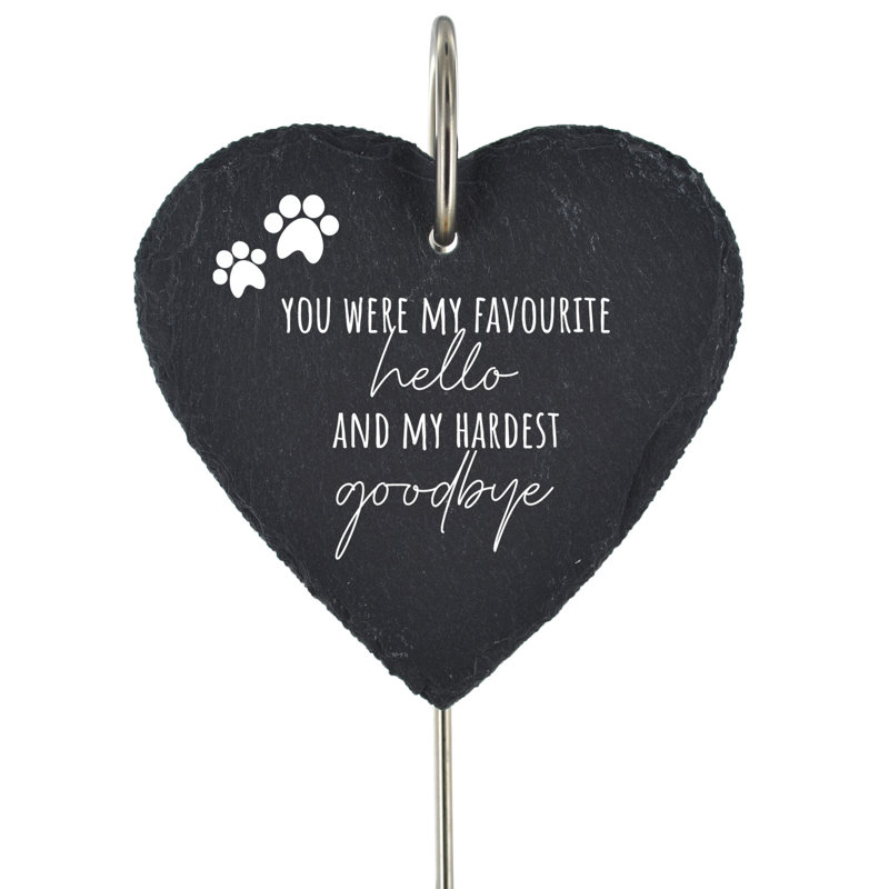 Bouthillier Waterproof Stone Animals Memorial Plaque