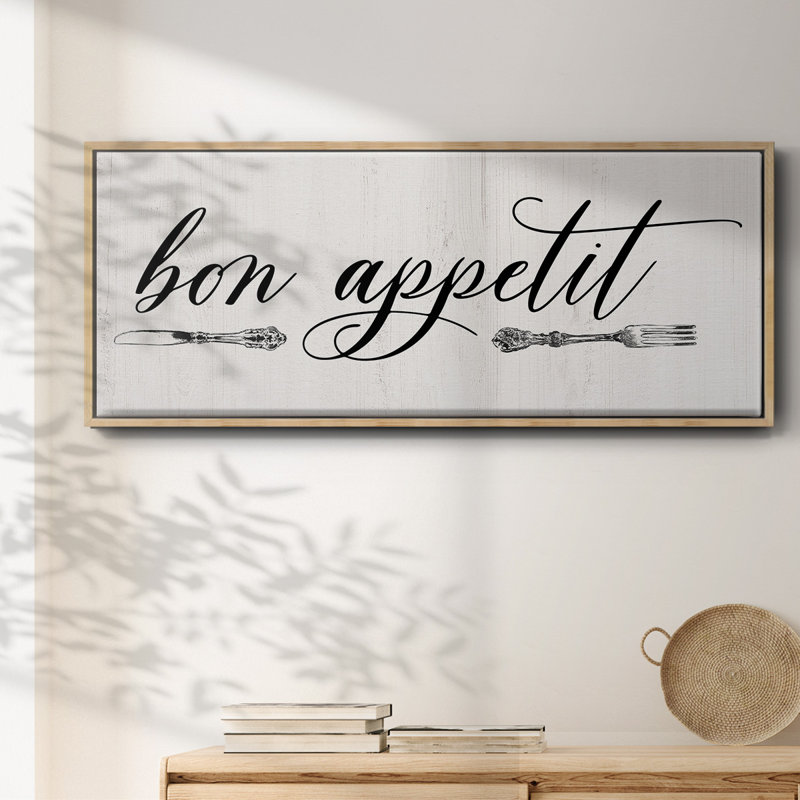 Bon appétit - Toile encadrée