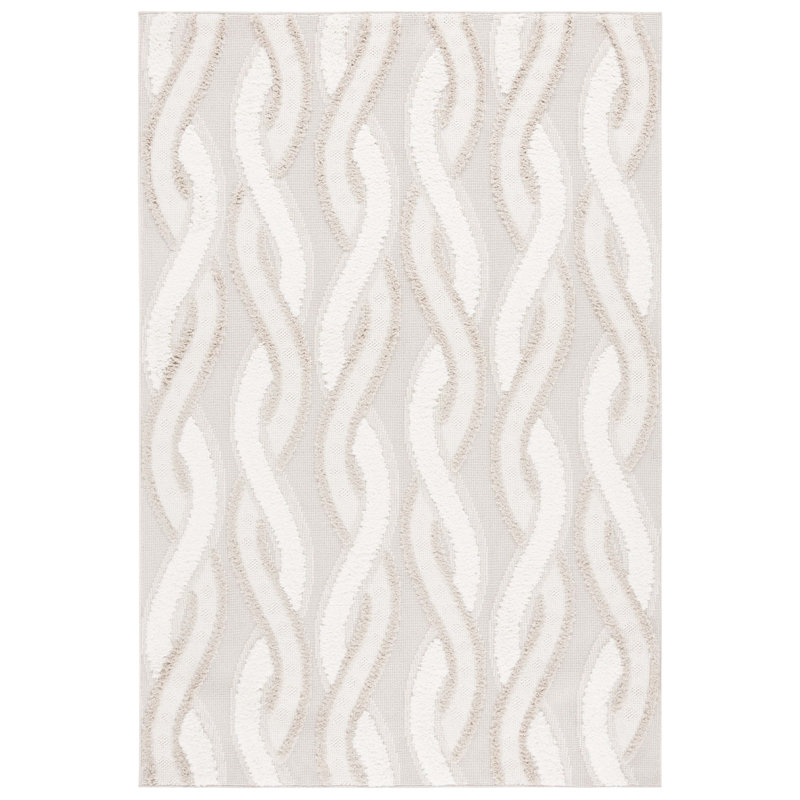 Aleksah Trends Performance Abstract Rug, Rectangle 5'3" x 7'6"