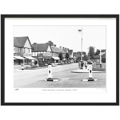 New Malden, Plough Green C1955 by Francis Frith - Single Picture Frame Print