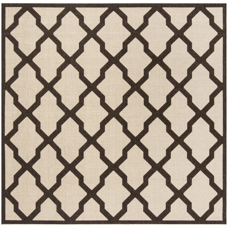 Ferrill 100 Performance Geometric Rug, Square 6'7"