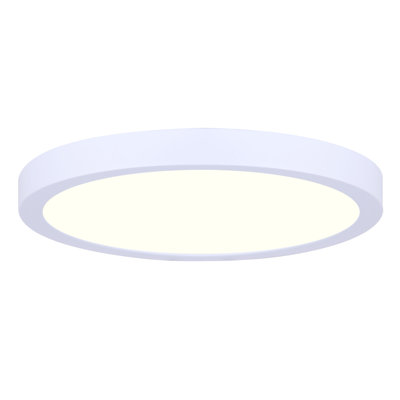 LED Disk 7" Acrylic LED Flush Mount
