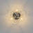 3 - Light Clear Glass Bubble Sputnik Semi Flush Mount-654408114