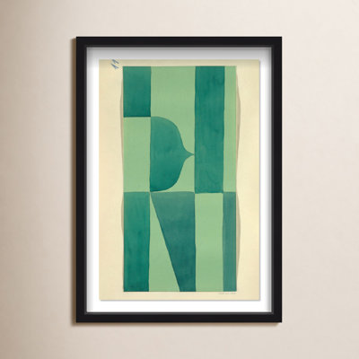 Erickson "Green Abstract" Print by Oliver Gal