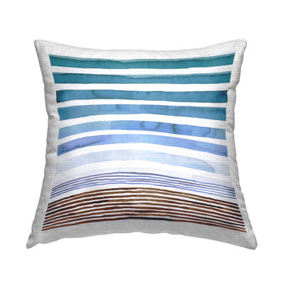 Striped Indoor/Outdoor Throw Pillow