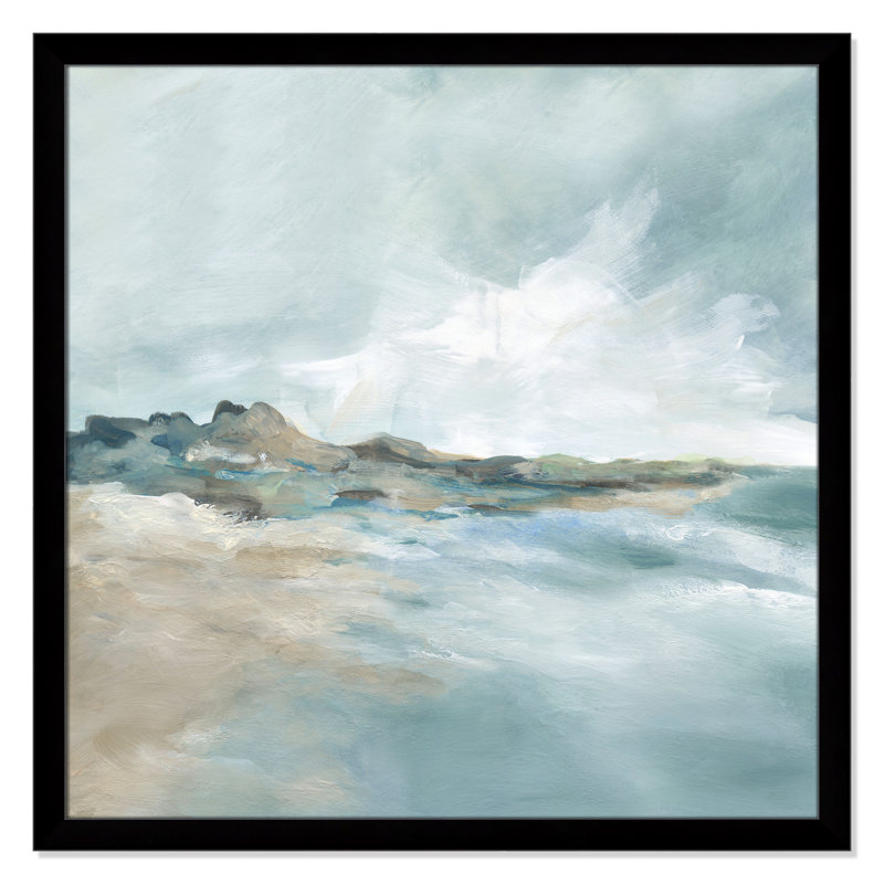 Imprimé Sandpoint par Carol Robinson, Impression encadrée noire sans passe-partout, H 37,5 po x l 37,5 po x P 1,25 po