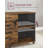 Lateral File Cabinet With 3 Drawers And Open Shelves, Mobile Office Storage Solution For Printer, Files, And Supplies