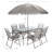 Coddington 6 - Person Patio Dining Set with Rectangular Table