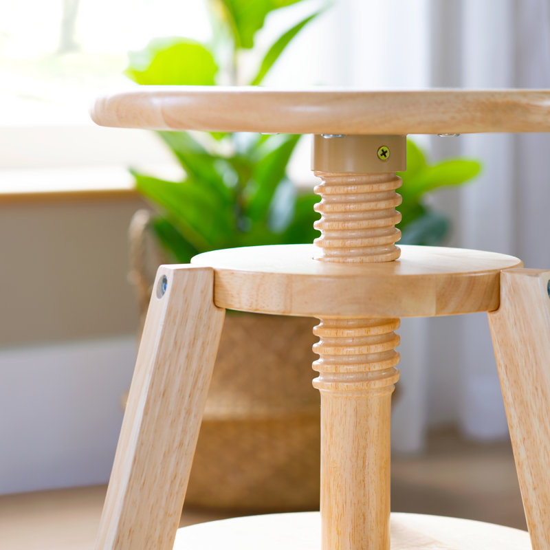 Adjustable Drafting Chair - Natural, Beige