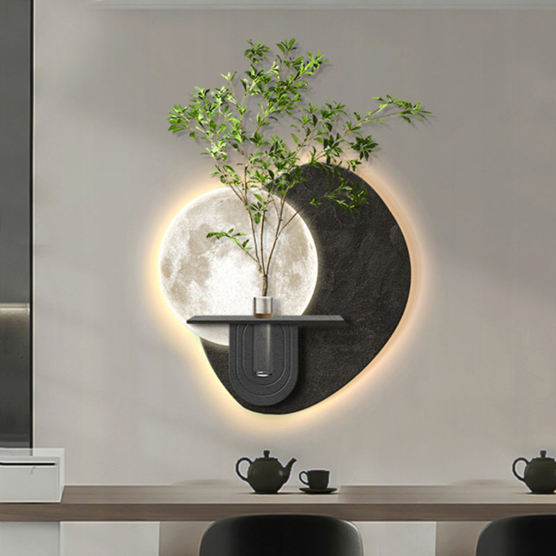 Black Free Form Sandstone Wall art