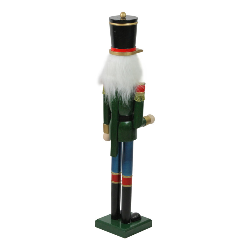 Soldat casse-noisette 36,75 "vert et noir avec épée