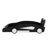Twin Race Car-Shaped Platform Bed With Wheels-1926867859