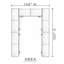 Tables de formation mobiles commerciales avec alimentation intégrée | Ensemble de 5 | Tables gigognes pliables de 80 po | Roulettes verrouillables | Mobilier de salle de conférence et de classe | Blanc | Sièges 10
