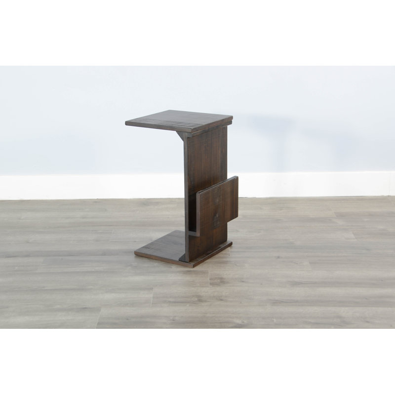 Andrew Solid Wood End Table, Tobacco Leaf
