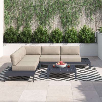 Aleigh 5 - Person Patio Conversation Set