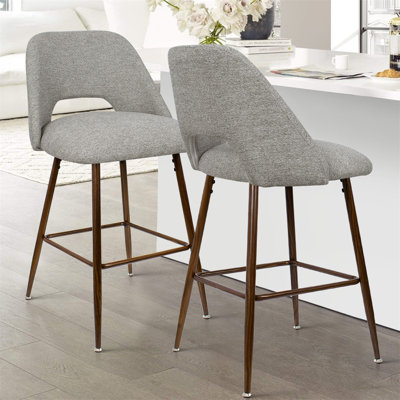 Berneta 26" Upholstered Counter Stools