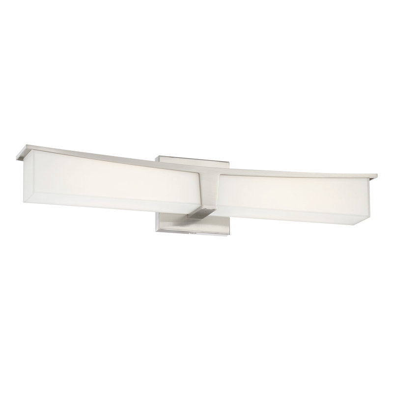 Murry Dimmable LED Bath Bar, Brushed Nickel