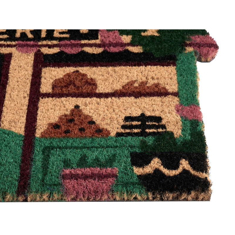 TERNATE Non-Slip Striped and Abstract Doormat