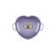 Le Creuset Enameled Cast Iron Traditional Heart Dish With Heart Knob, 1.25 Qt. - Chiffon Pink-1400433928