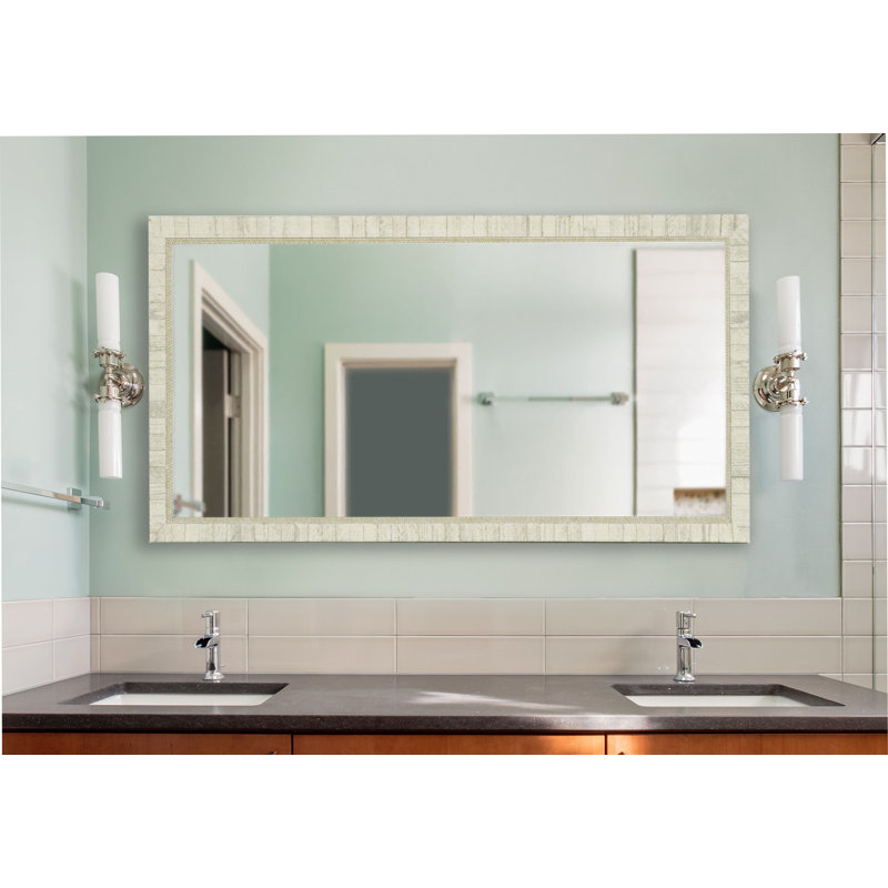 Bowenville Solid Wood Flat Mirror, 54.5" H x 34" W