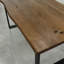 Nix Oak Unfinished Solid Wood Top Metal Base Dining Table-1795420174-1795420403