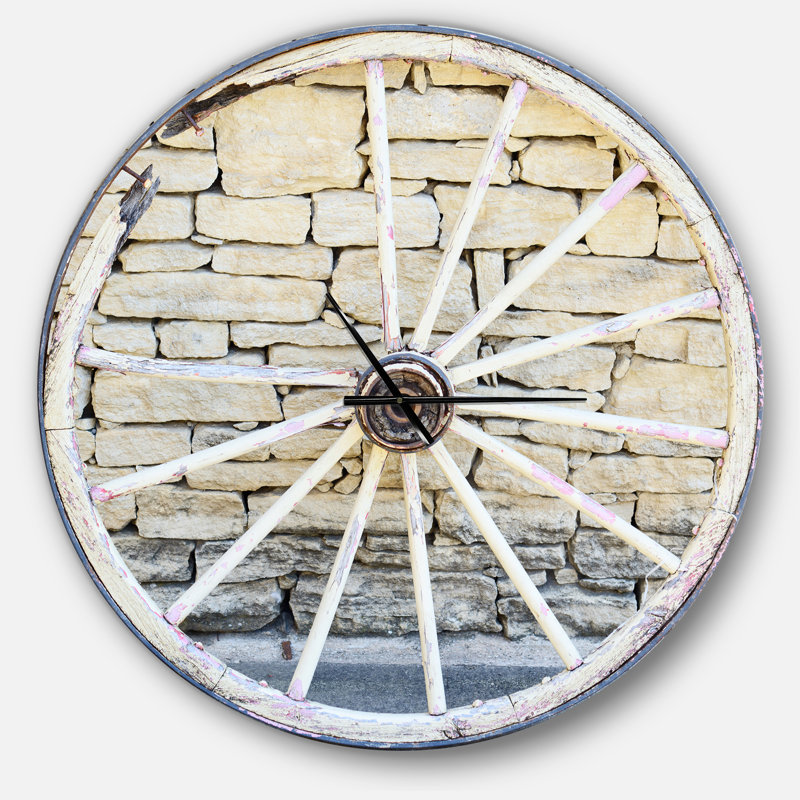 Horloge murale Swigart Farmhouse Designart, Surdimensionné