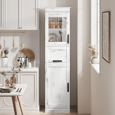 Croce Freestanding Linen Cabinet